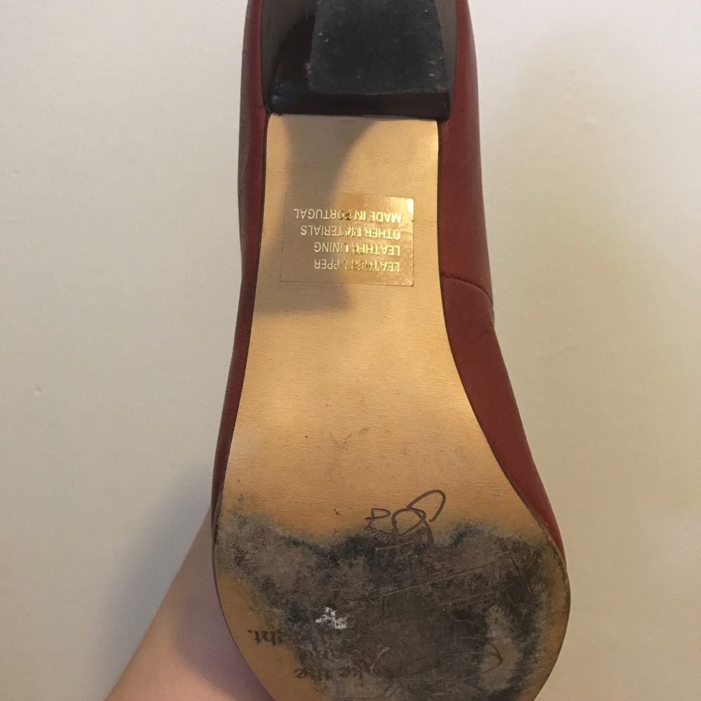 John Fluevog red pumps size 8.5